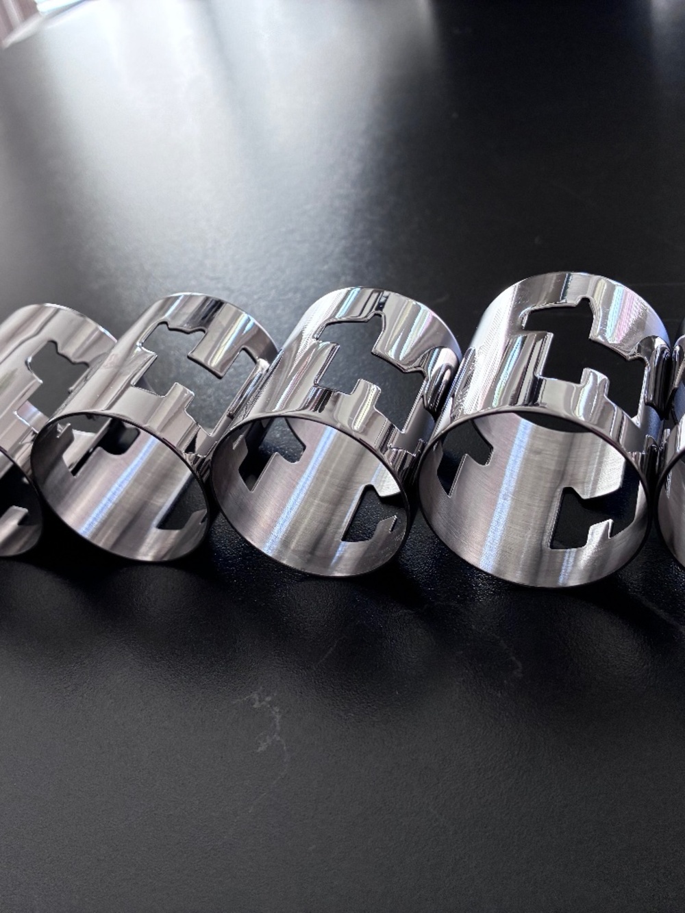 ALESSI Napkin Rings, Vintage